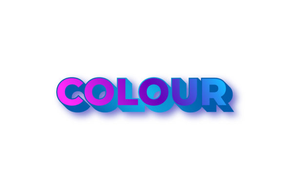 Colour Text Effect