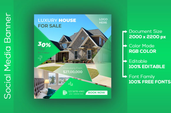 Evaluating Social Media Real Estate Banner 3 for Digital Marketing