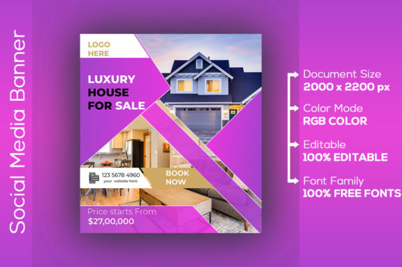 Maximizing Your Property Listings with a Professional Social Media Real Estate Banner