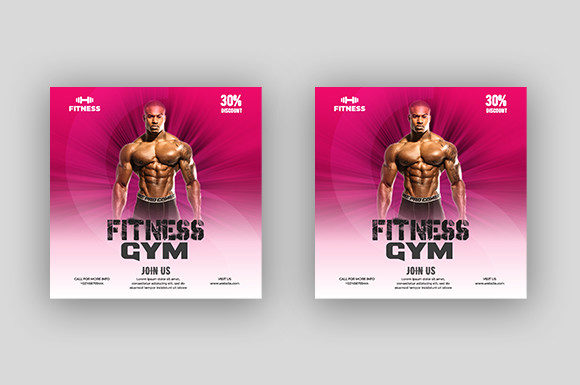 Streamlining Fitness Branding with a Professional Gym Social Media Post Template